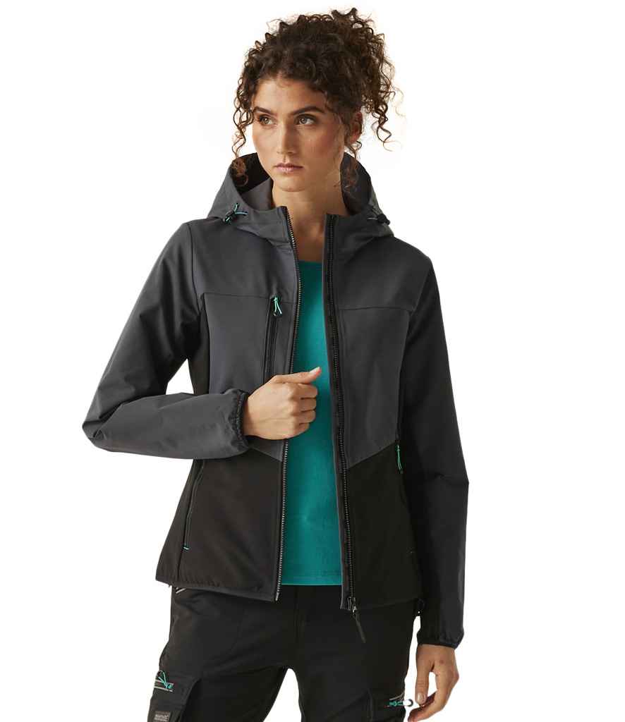 Regatta Ladies Ada Stretch Soft Shell Jacket | Grey - Regatta Professional - Lancashire Teamwear