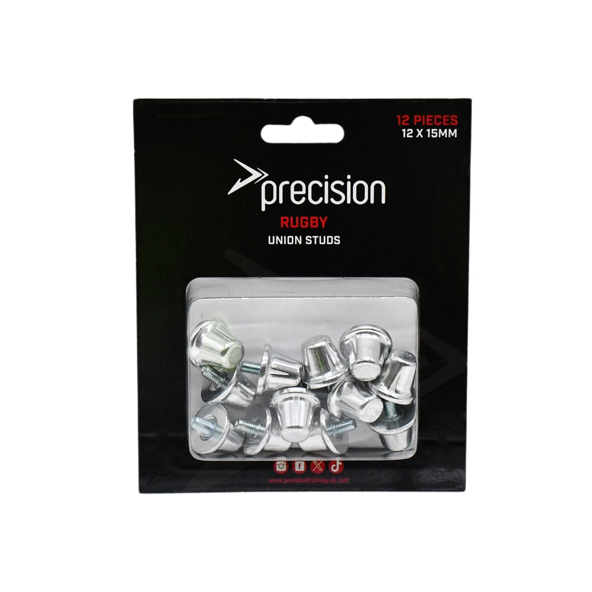 Precision Set of 12 Rugby Union Studs (Single) - Lancashire Teamwear