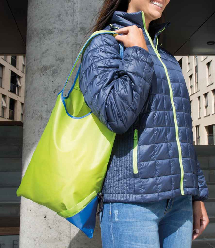 Result Core Compact Shopper | Lime Green Bag - Lancashire Teamwear