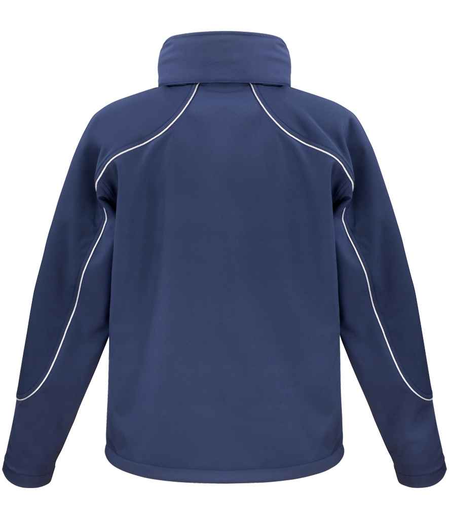 Result Work-Guard Hooded Soft Shell Jacket | Navy/Navy - Lancashire Teamwear