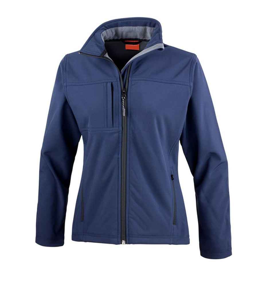 Result Ladies Classic Soft Shell Jacket | Navy - Lancashire Teamwear