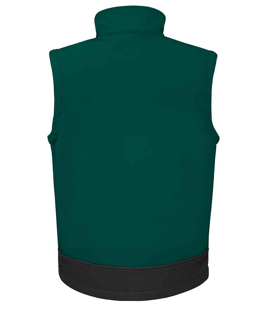 Result Soft Shell Bodywarmer | Bottle Green/Black Gilet - Lancashire Teamwear