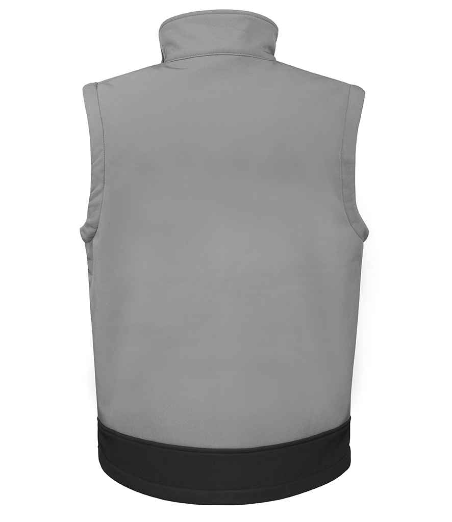Result Soft Shell Bodywarmer | Workguard Grey/Black Gilet - Lancashire Teamwear