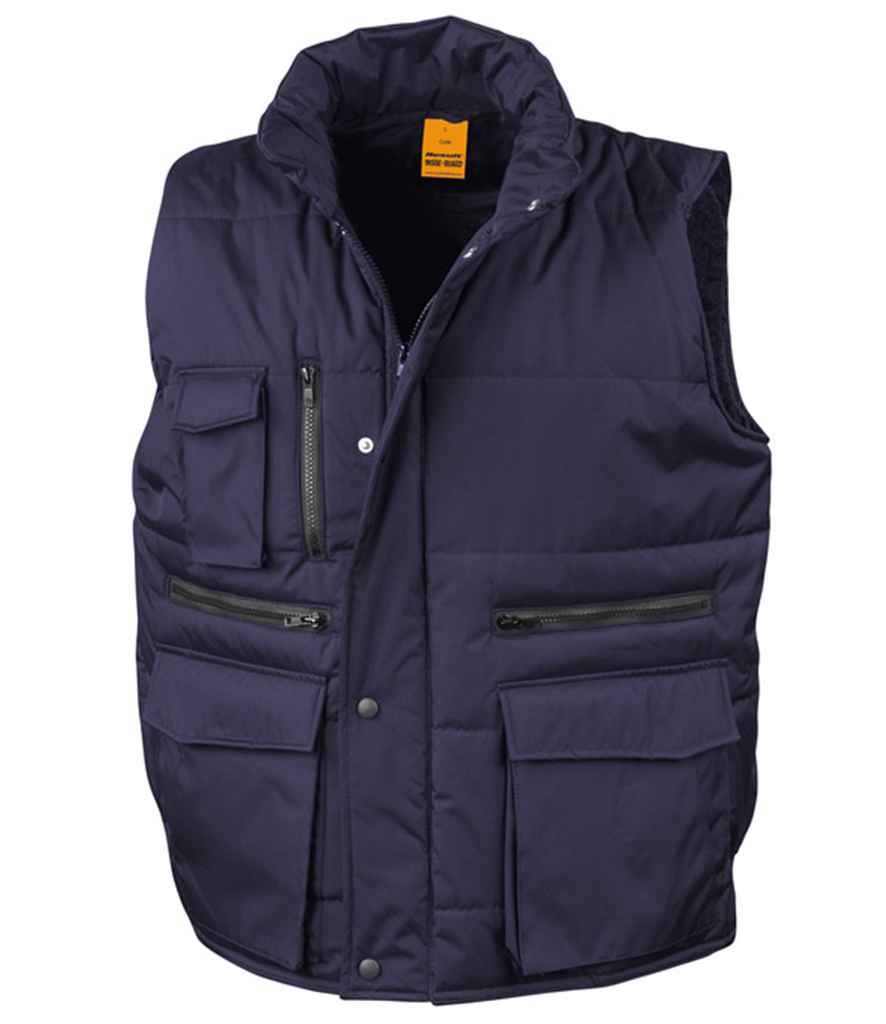 Result Work-Guard Lance Bodywarmer | Navy Gilet - Lancashire Teamwear