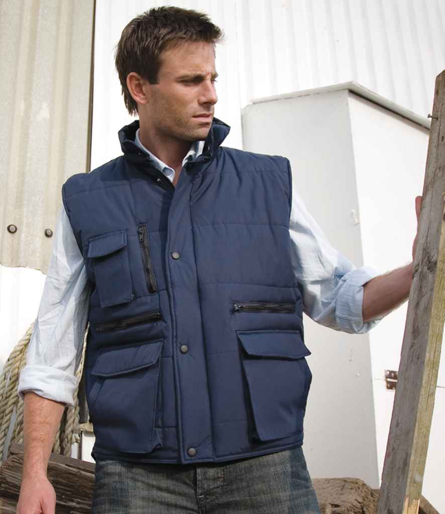 Result Work-Guard Lance Bodywarmer | Navy Gilet - Lancashire Teamwear