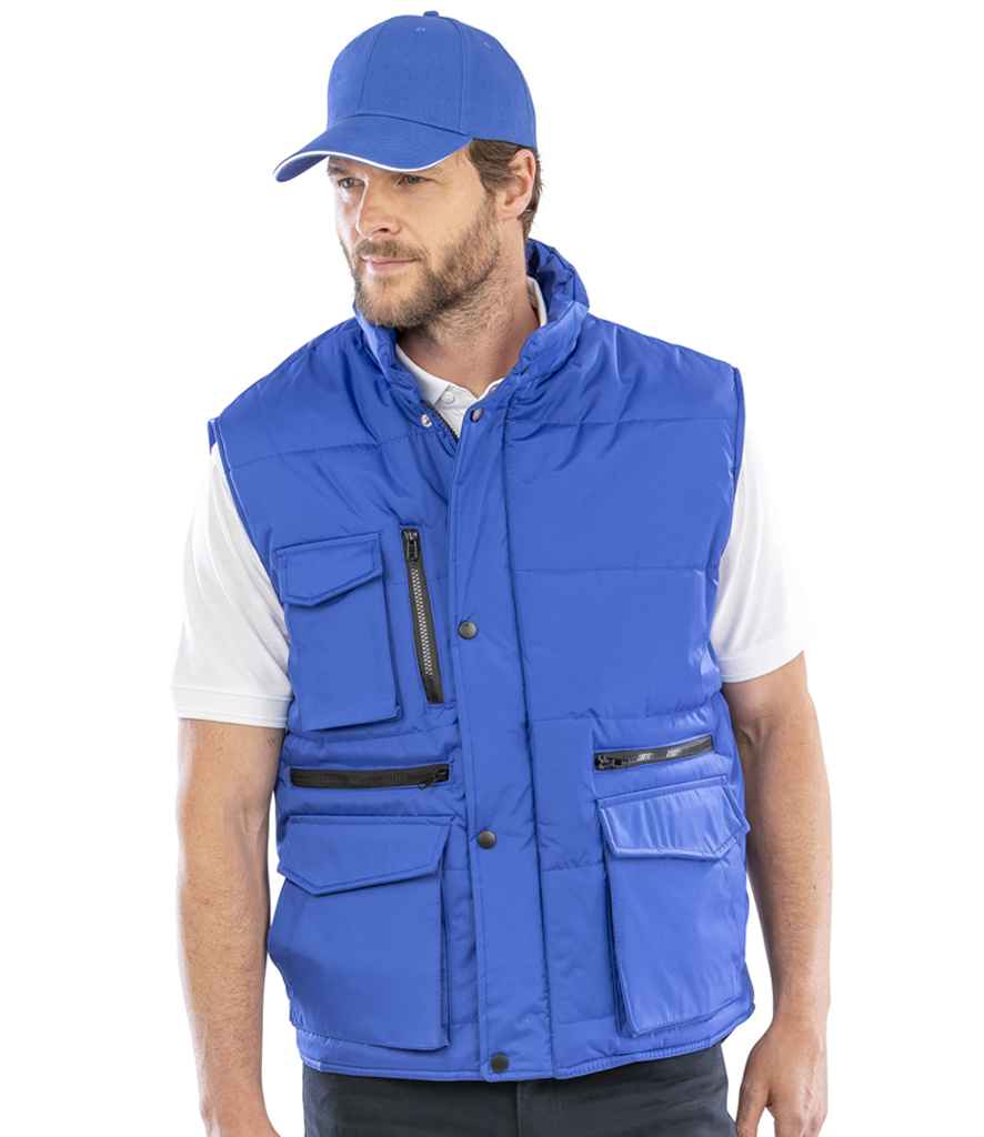 Result Work-Guard Lance Bodywarmer | Royal Blue Gilet - Lancashire Teamwear