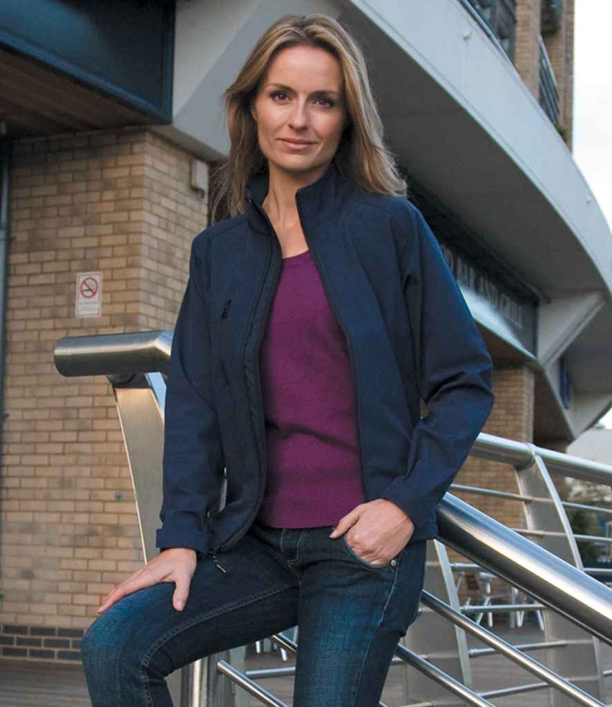 Result Ladies Base Layer Soft Shell Jacket | Navy - Lancashire Teamwear