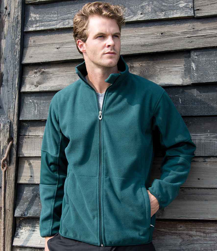 Result Osaka Combed Pile Soft Shell Jacket | Forest Green - Lancashire Teamwear