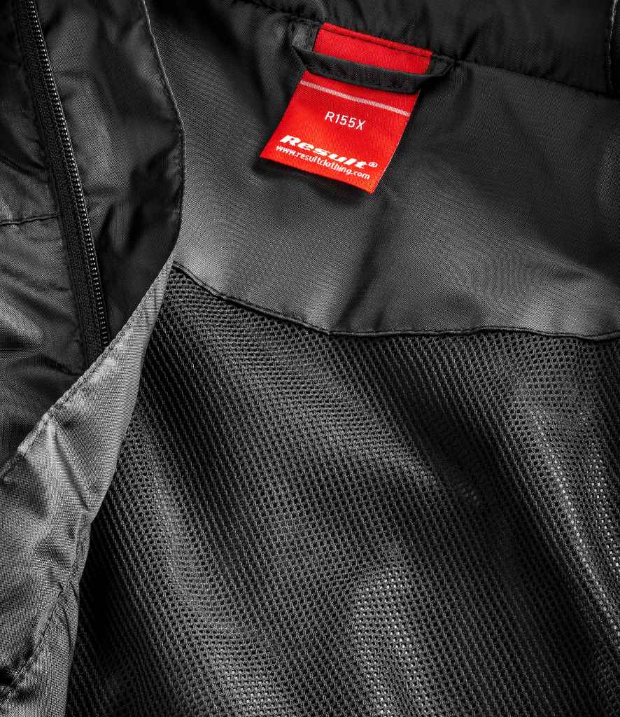 Result Waterproof 2000 Ripstop Team Jacket | Black - Lancashire Teamwear