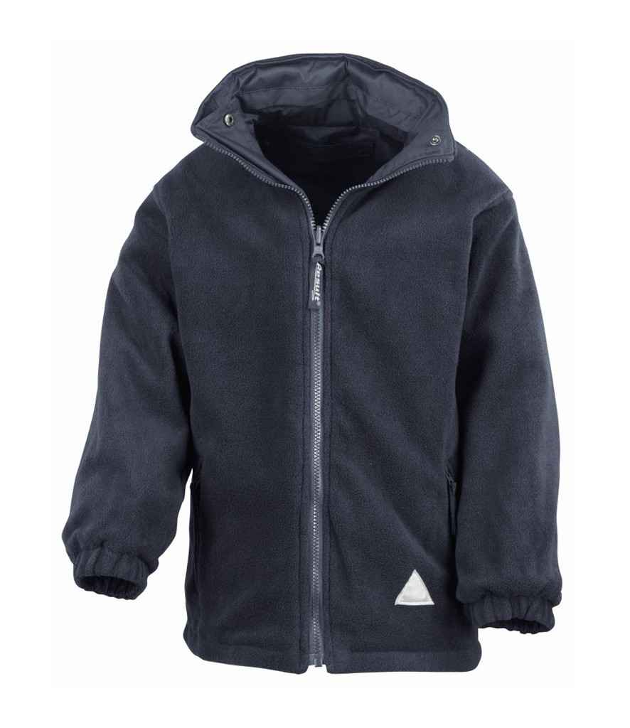 Result Kids/Youths Fleece Lined StormDri 4000 Jacket | Navy/Navy - Lancashire Teamwear