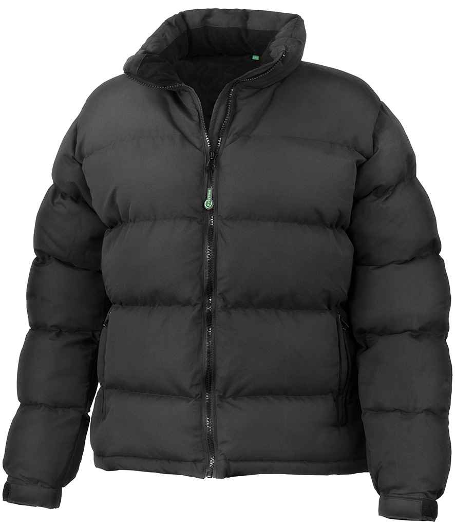 Result Genuine Recycled Ladies Holkham Down Feel Jacket | Black - Lancashire Teamwear