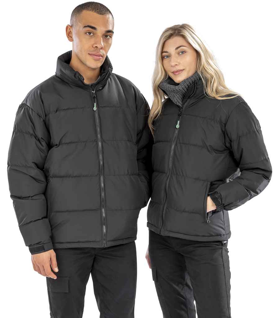 Result Urban Holkham Down Feel Jacket | Black - Lancashire Teamwear