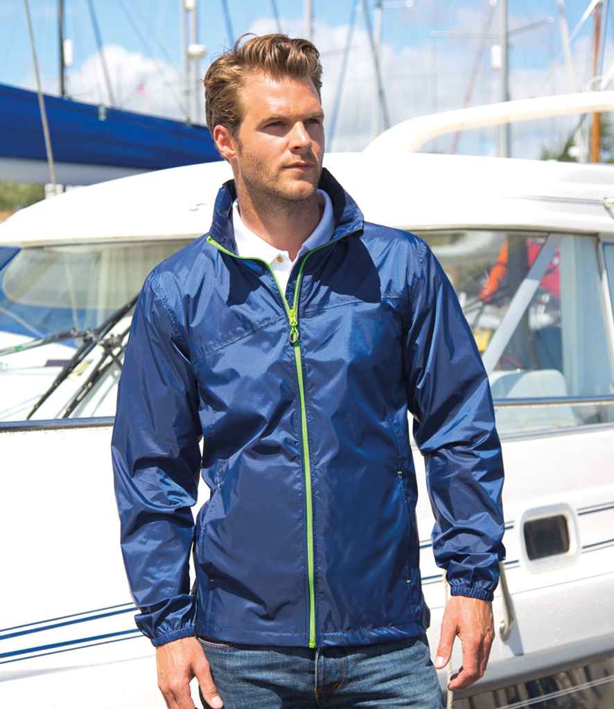 Result Urban HDi Quest Stowable Jacket | Navy/Lime Green - Lancashire Teamwear
