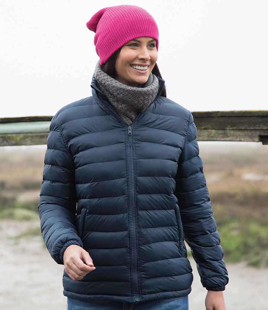 Result Urban Ladies Ice Bird Padded Jacket | Navy - Lancashire Teamwear
