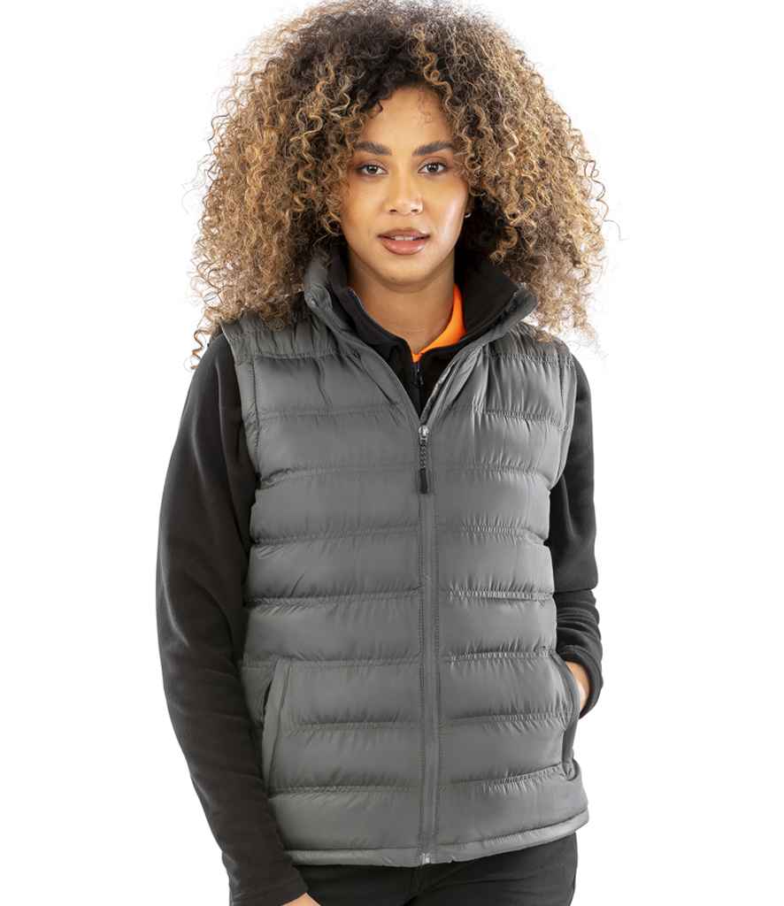 Result Urban Ladies Ice Bird Padded Gilet | Frost Grey - Lancashire Teamwear