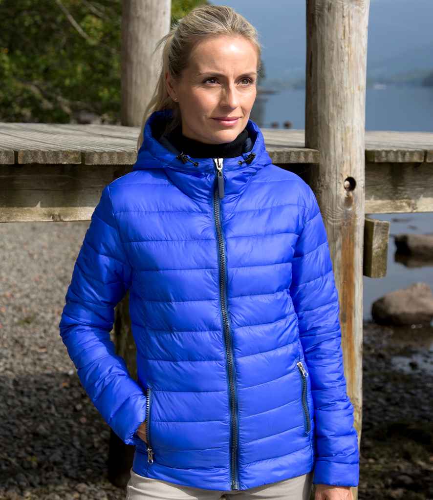 Result Urban Ladies Snow Bird Padded Jacket | Royal Blue/Navy - Lancashire Teamwear