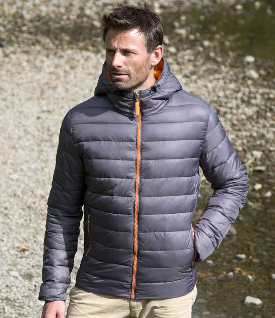 Result Urban Snow Bird Padded Jacket | Grey/Orange - Lancashire Teamwear