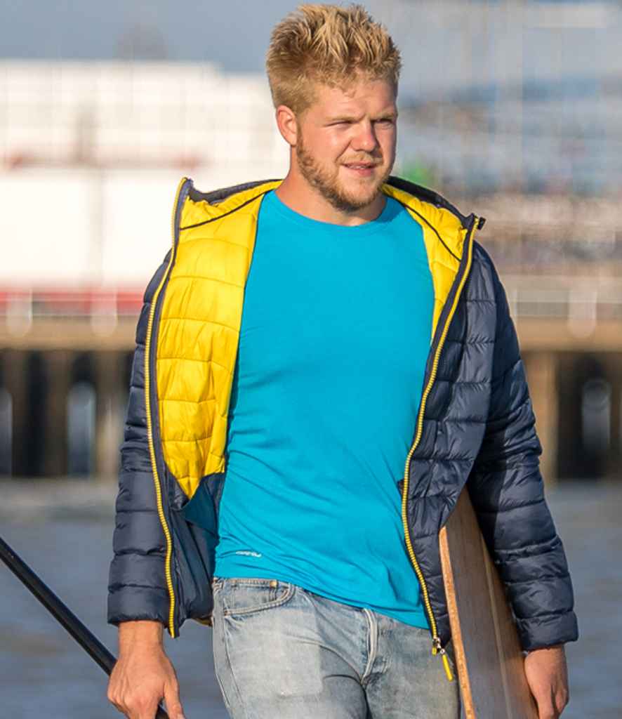 Result Urban Snow Bird Padded Jacket | Navy/Yellow - Lancashire Teamwear