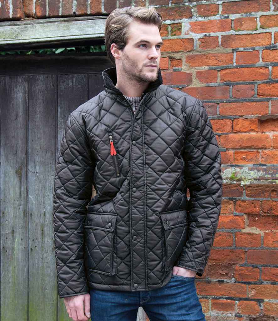 Result Urban Cheltenham Gold Jacket | Black - Lancashire Teamwear