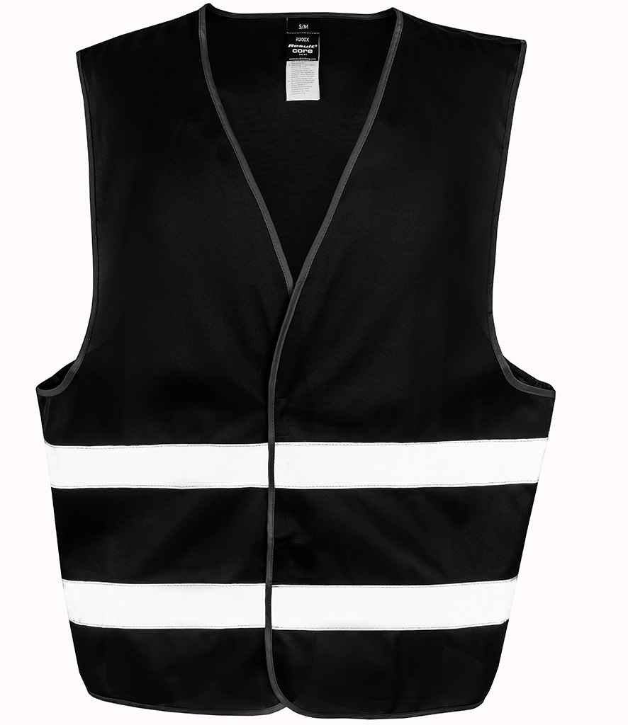 Result Core Enhanced Vis Vest Black