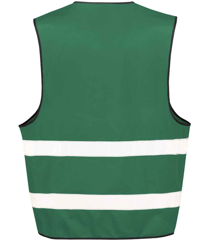 Result Core Enhanced Vis Vest | Paramedic Green Waistcoat - Lancashire Teamwear