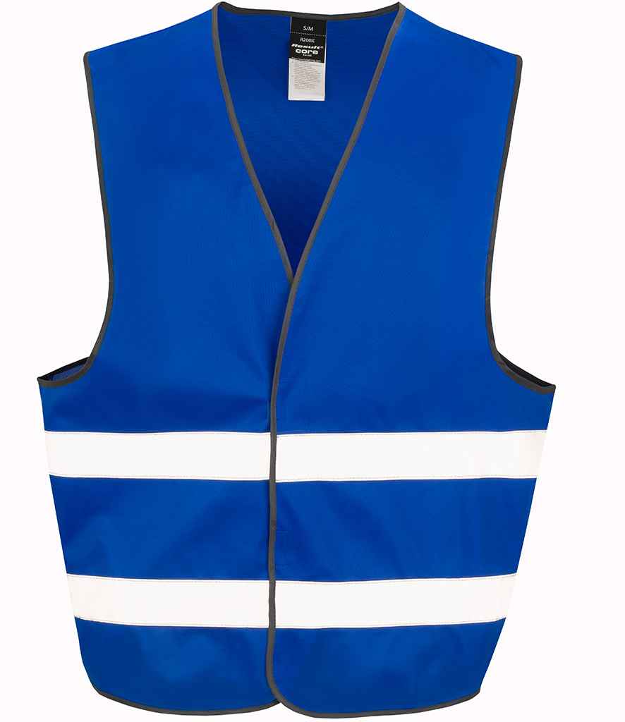 Result Core Enhanced Vis Vest | Royal Blue Waistcoat - Lancashire Teamwear