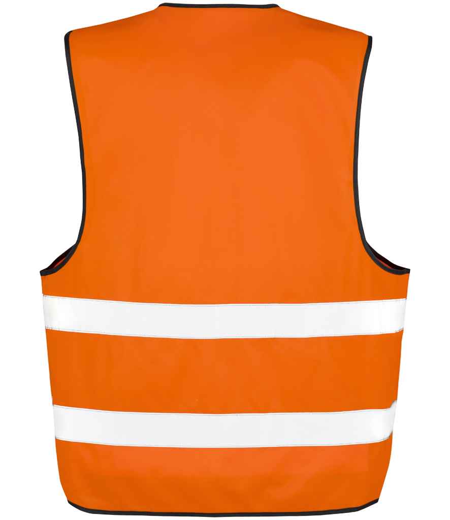 Result Core Motorist Hi-Vis Vest | Fluorescent Orange Waistcoat - Lancashire Teamwear