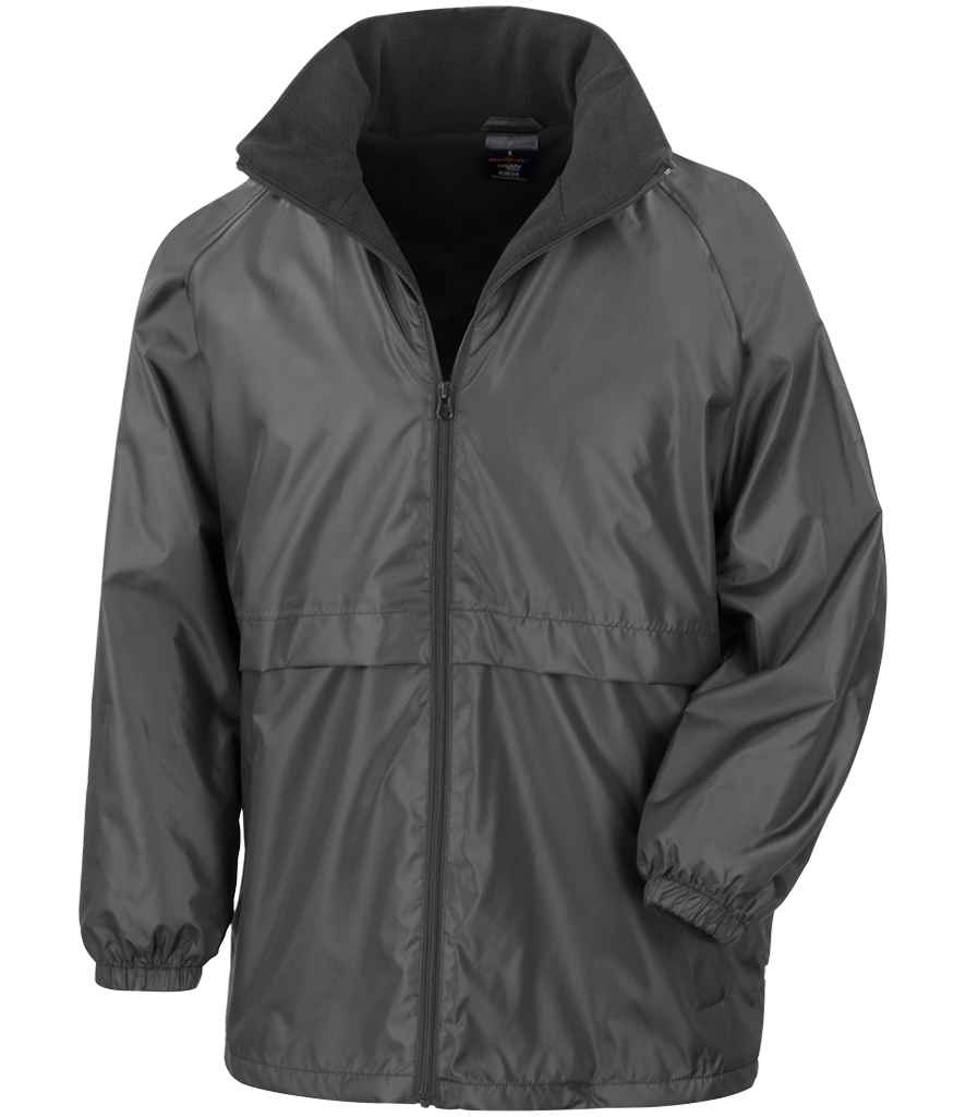 Result Core Micro Fleece Lined Jacket | Black - Lancashire Teamwear