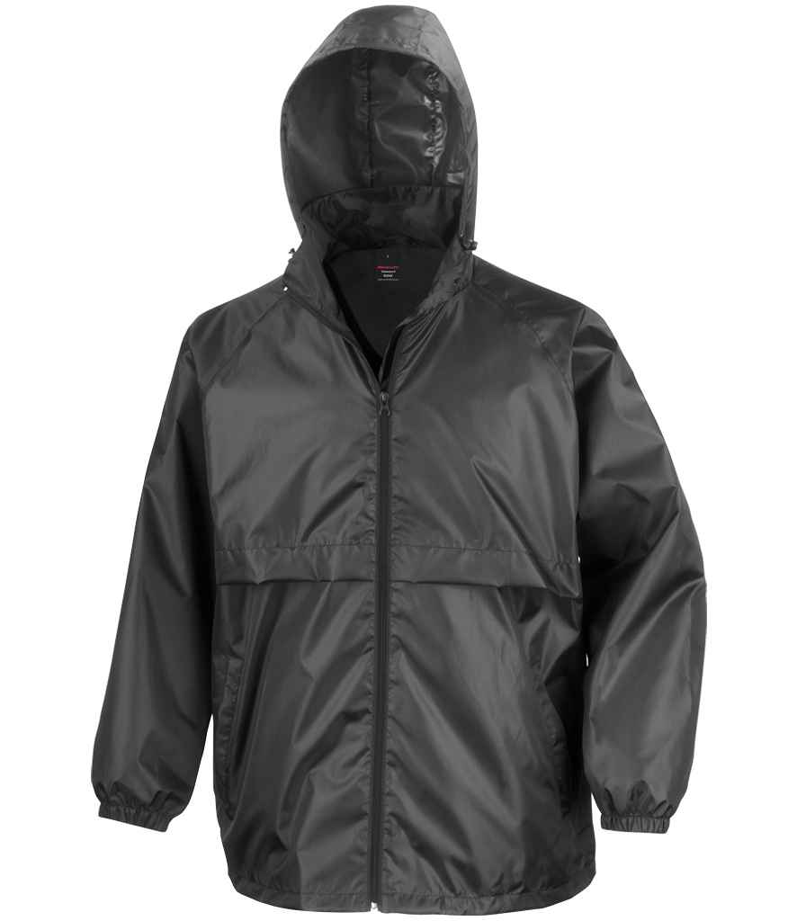 Result Core Windcheater | Black Jacket - Lancashire Teamwear