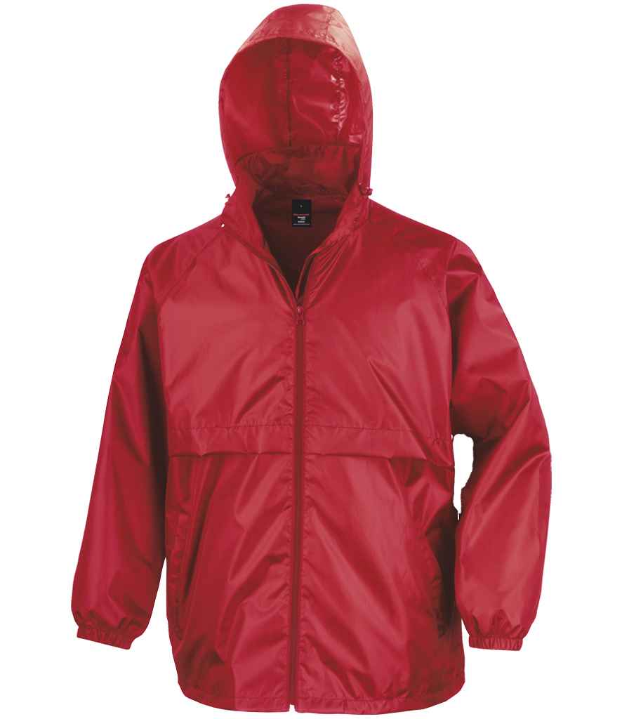 Result Core Lightweight Lined Waterproof Jacket | Red - Lancashire Teamwear