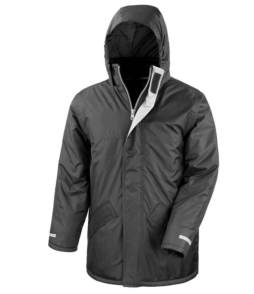 Result Core Winter Parka Jacket | Black - Lancashire Teamwear