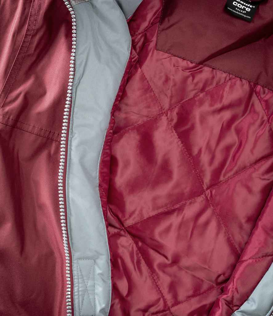 Result Core Winter Parka Jacket | Burgundy - Lancashire Teamwear
