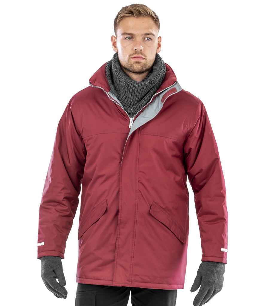 Result Core Winter Parka Jacket | Burgundy - Lancashire Teamwear