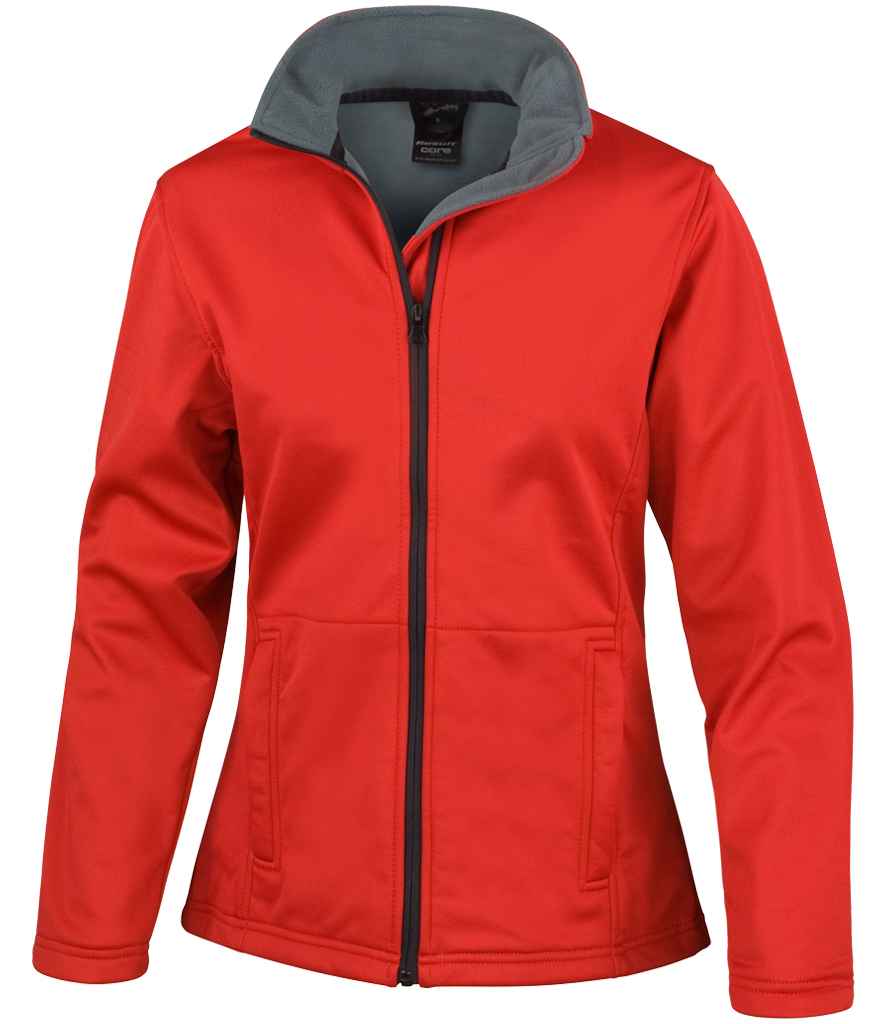 Result Core Ladies Soft Shell Jacket | Red - Lancashire Teamwear