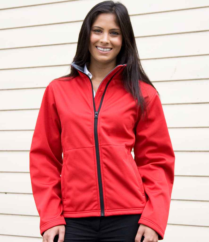 Result Core Ladies Soft Shell Jacket | Red - Lancashire Teamwear