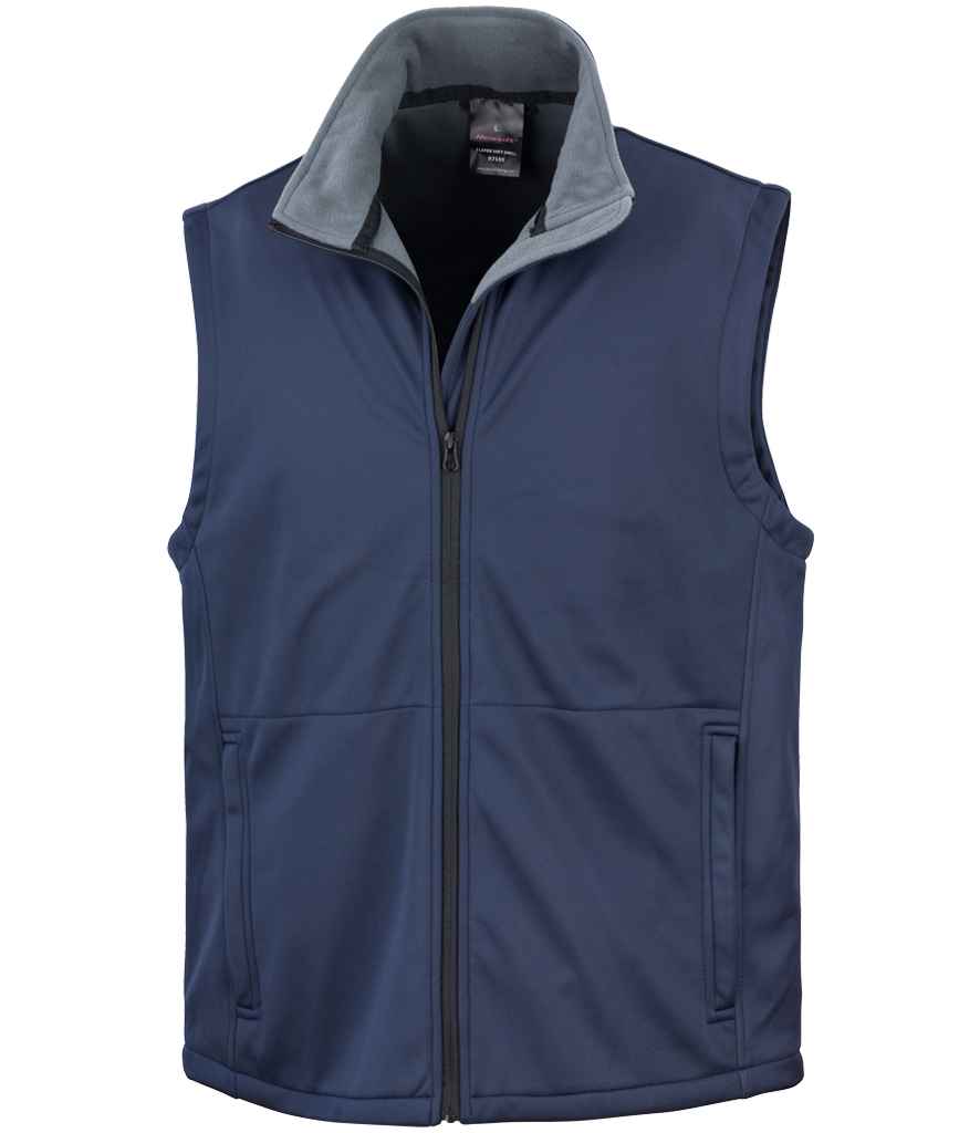Result Core Soft Shell Bodywarmer Navy
