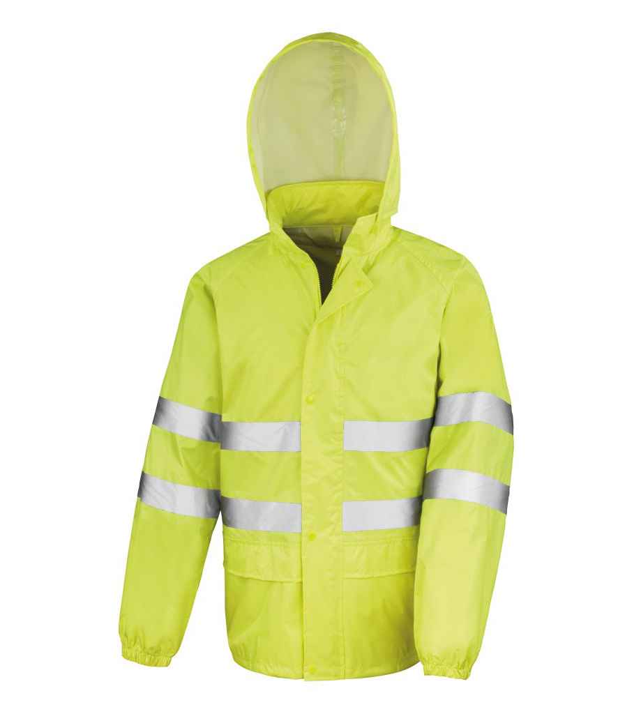 Result Safe-Guard Hi-Vis Waterproof Suit | Yellow All in One - Lancashire Teamwear