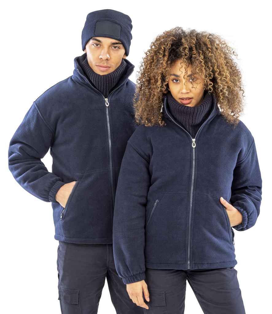 Result Core Polartherm™ Quilted Winter Fleece Jacket | Navy - Lancashire Teamwear
