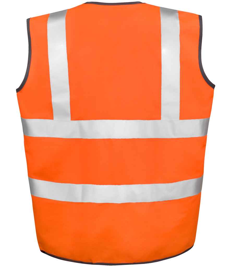 Result Safe-Guard Hi-Vis Vest | Orange Waistcoat - Lancashire Teamwear