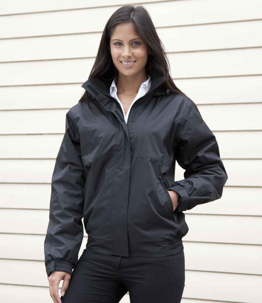 Result Core Ladies Channel Jacket | Black - Lancashire Teamwear