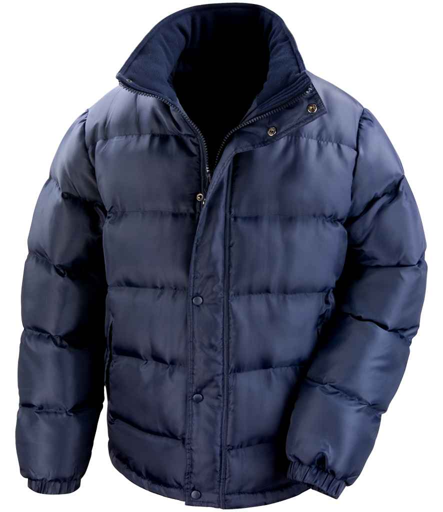 Result Core Nova Lux Padded Jacket | Navy - Lancashire Teamwear