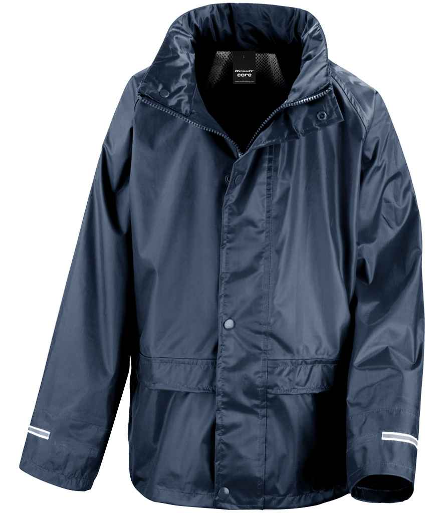 Result Core Kids Waterproof Rain Suit Navy