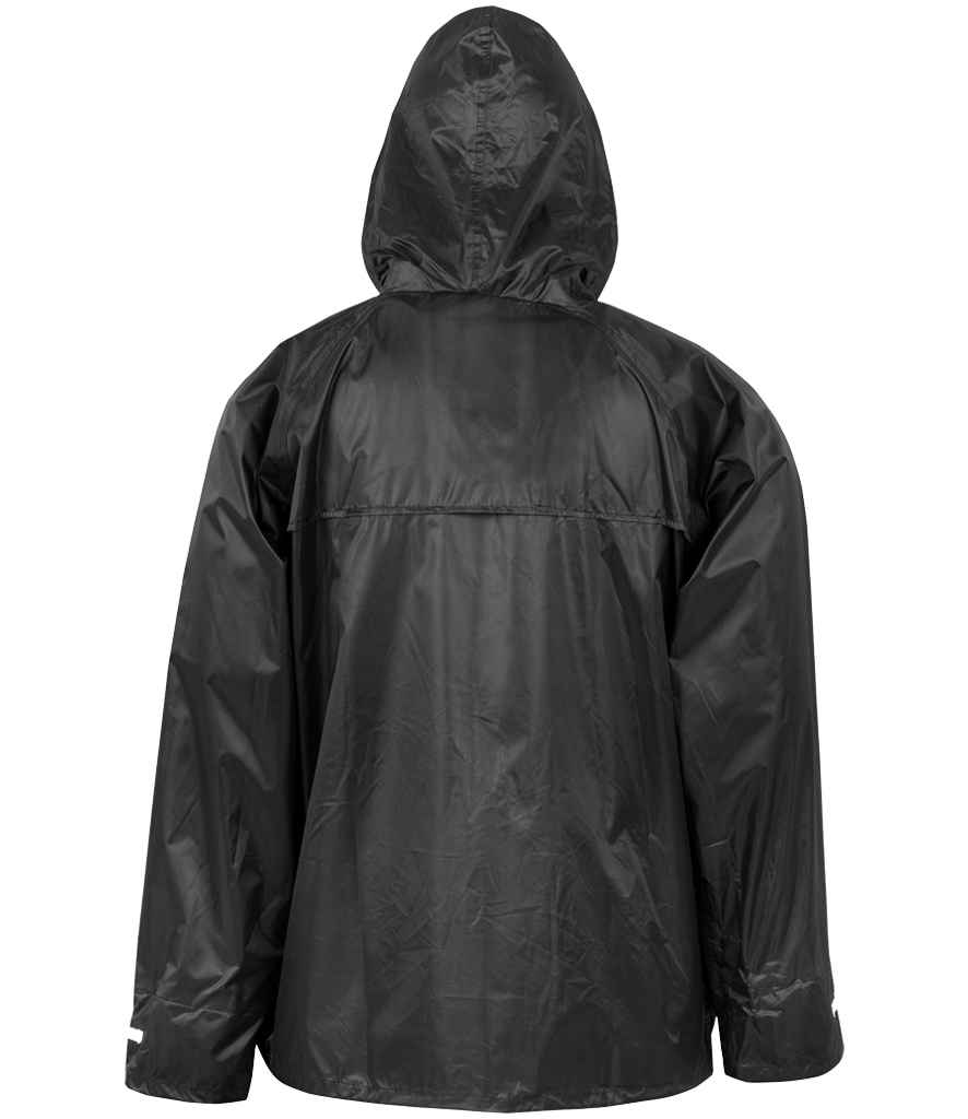 Result Core Waterproof Over Jacket | Black - Lancashire Teamwear