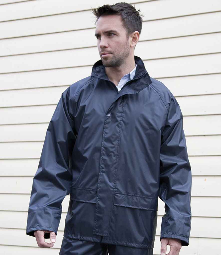 Result Core Waterproof Over Jacket | Navy - Lancashire Teamwear
