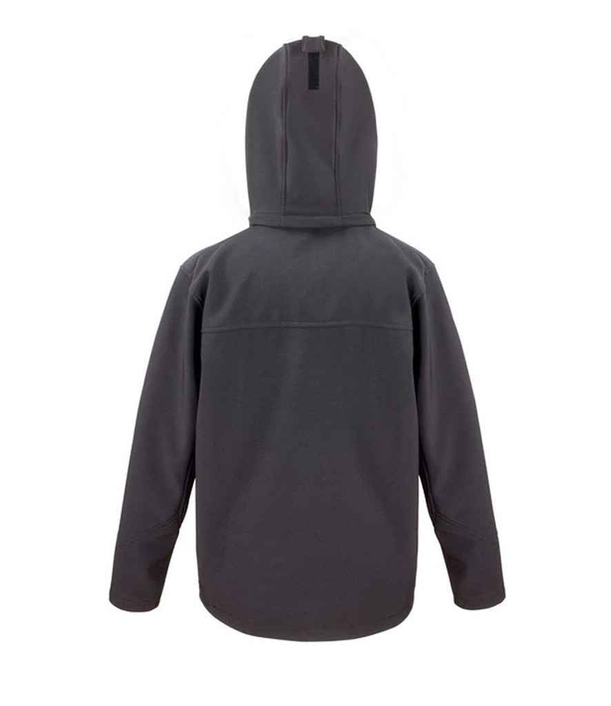 Result Core Hooded Soft Shell Jacket | Black/Grey - Lancashire Teamwear