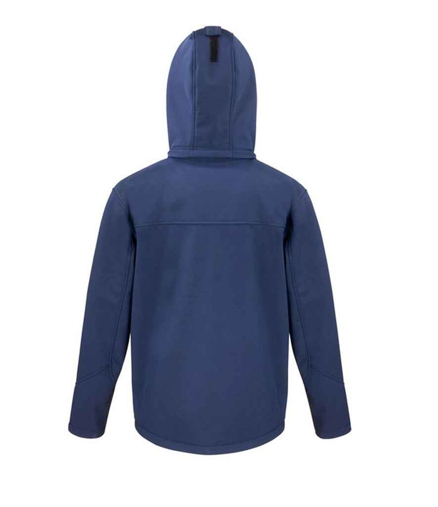 Result Core Hooded Soft Shell Jacket | Navy/Royal Blue - Lancashire Teamwear
