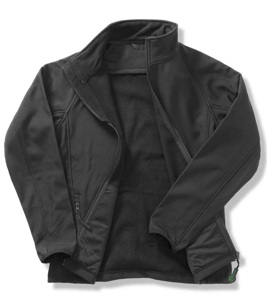 Result Core Ladies Printable Soft Shell Jacket | Black/Black - Lancashire Teamwear