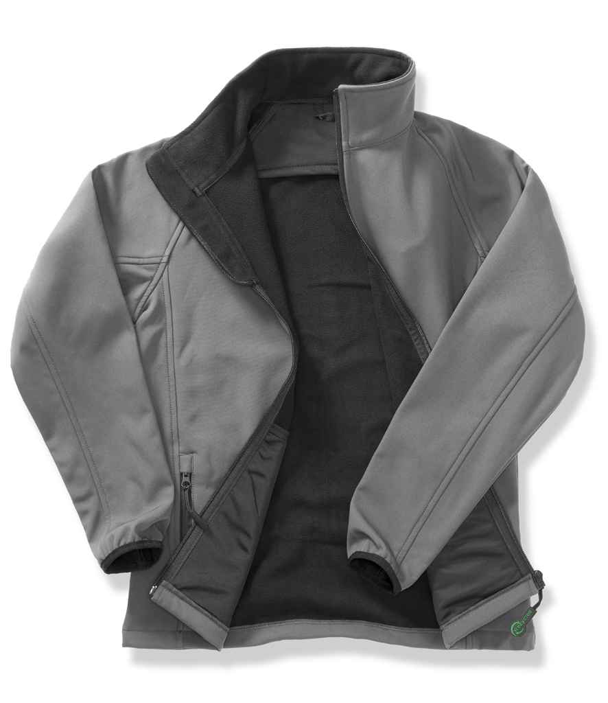 Result Core Printable Soft Shell Jacket | Charcoal/Black - Lancashire Teamwear