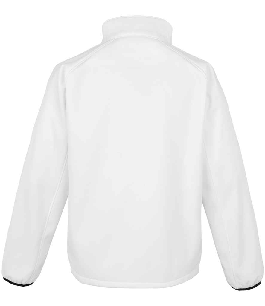 Result Core Printable Soft Shell Jacket | White/Black - Lancashire Teamwear