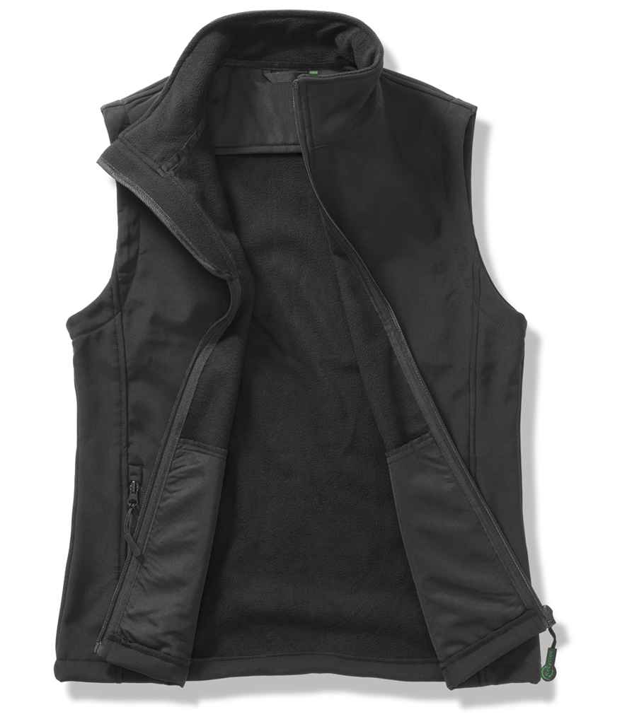 Result Core Printable Soft Shell Bodywarmer | Black/Black Gilet - Lancashire Teamwear